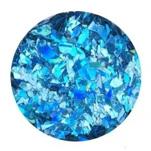Glitter Flakes blue opalescent