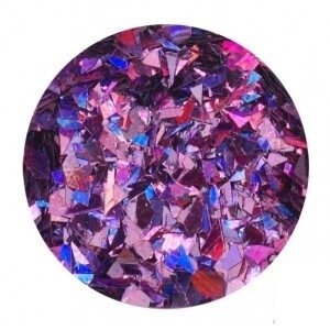 Glitter Flakes violet opalescent