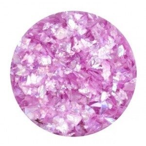 Glitter Flakes  Light Violet opalescent