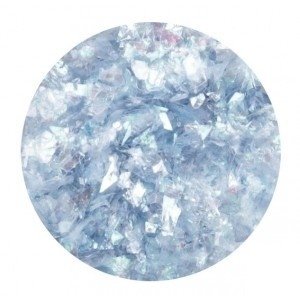 Glitter Flakes Light Blue opalescent