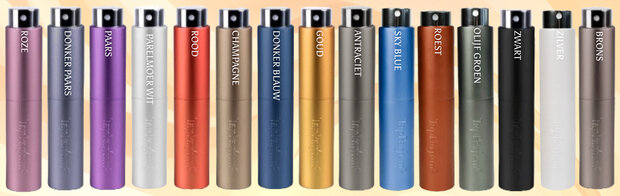 Luxe Tasverstuiver + 50ml refill standaard TapParfum in luxe box